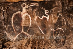 Painted Birdman Motif "ariki mau'"