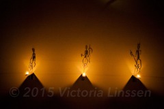 Skeleton Fire Dancers, Belles Artes Museum, Chile