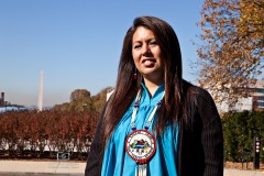 Naelyn Pike makes history  speaking before Congress