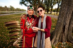 Ojibwe First Nation people walk to DC