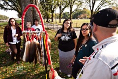 Ojibwe First Nation people walk to DC